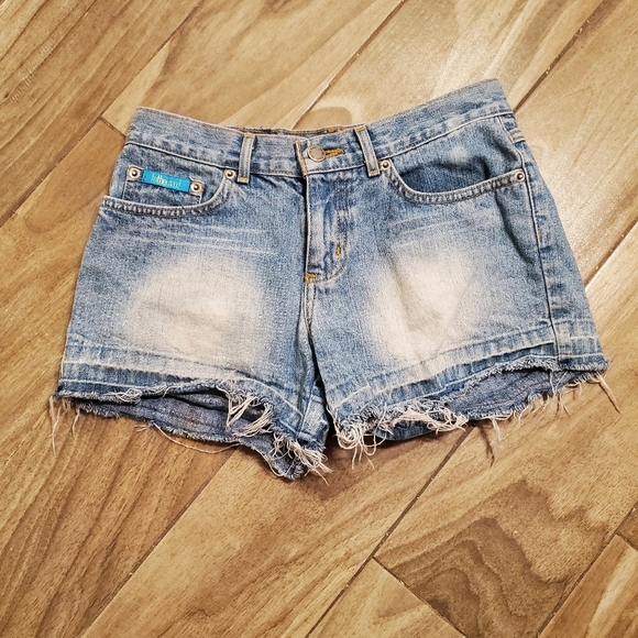 To The Max Women's Denim Shorts Size 1 Distressed Cut Off - Picture 1 of 4